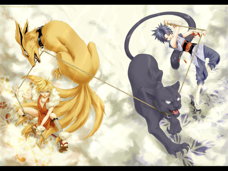 Anime characters with animal companions