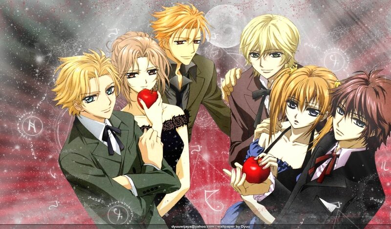 anime characters with apples