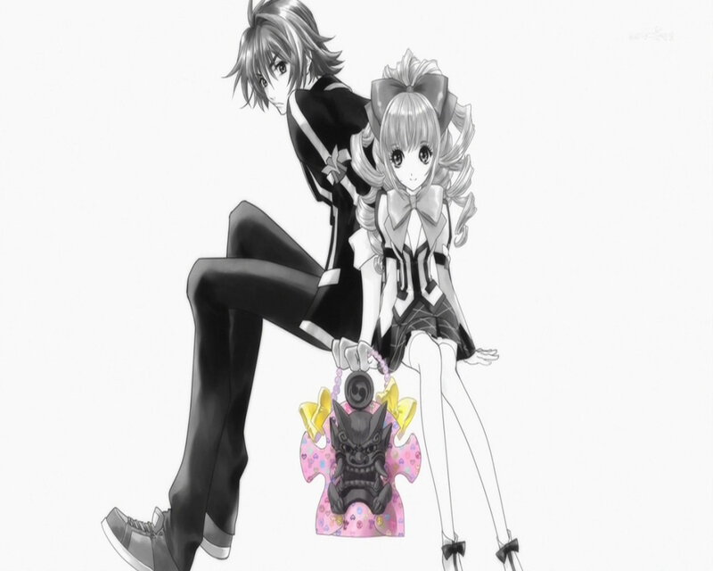 Anime Characters with Bag — Black
