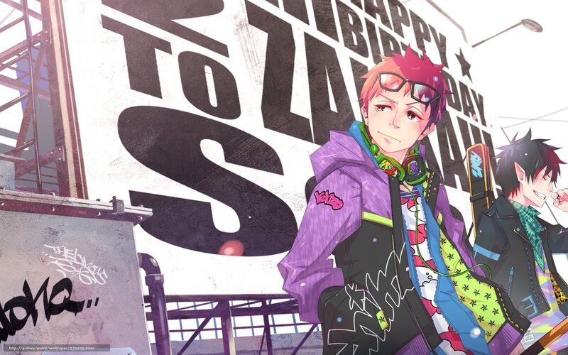 anime characters with birthday sign