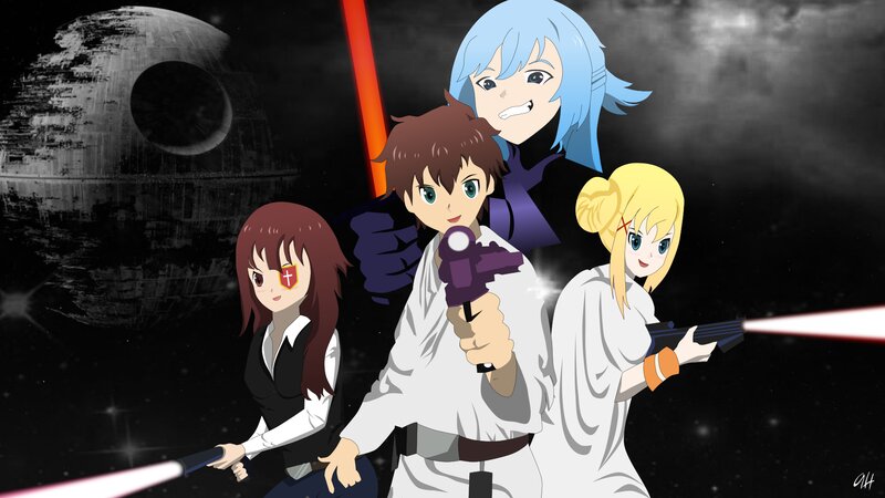 Anime Characters with Blasters