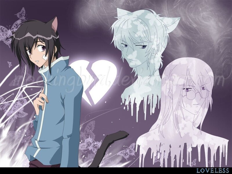 Anime characters with broken heart