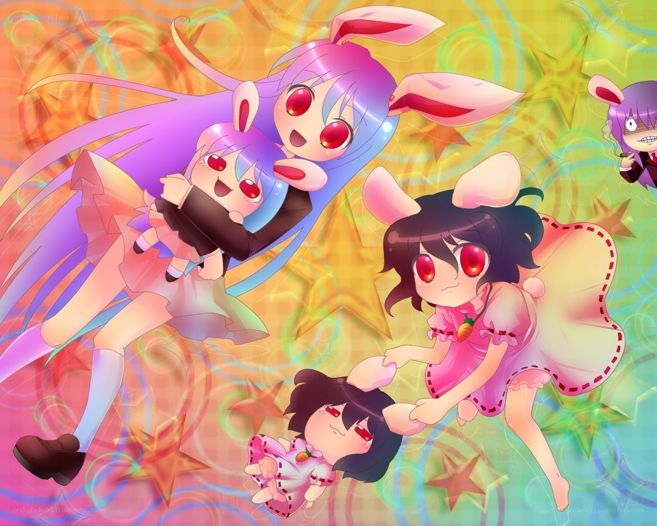 Anime characters with bunny ears