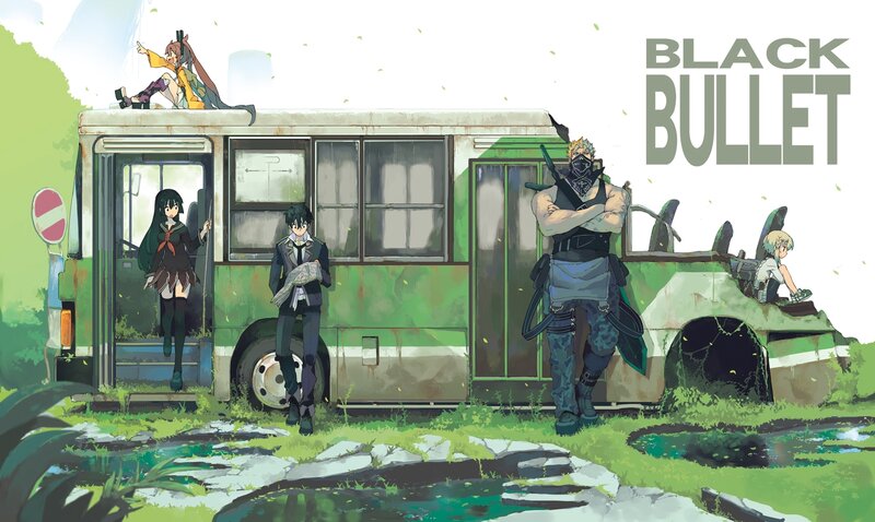 Anime Characters with Bus