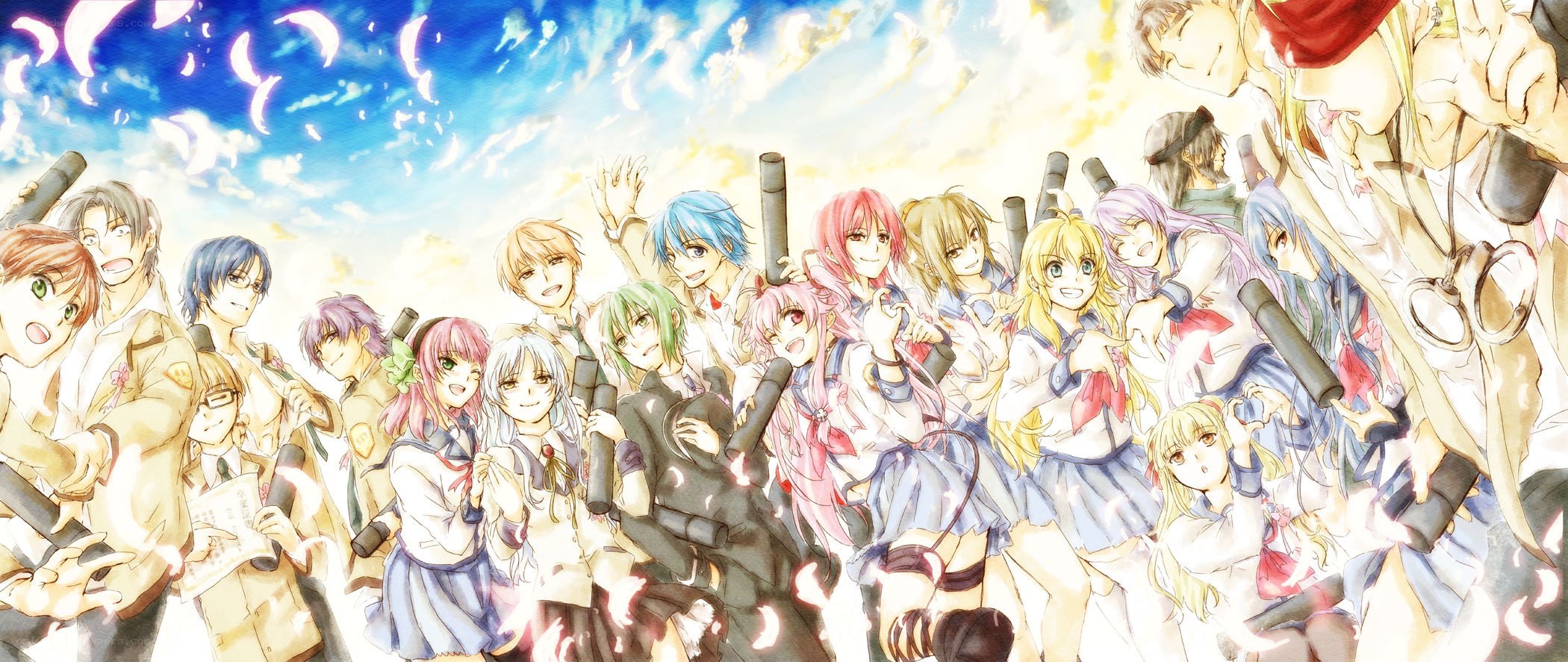 anime characters with cannons