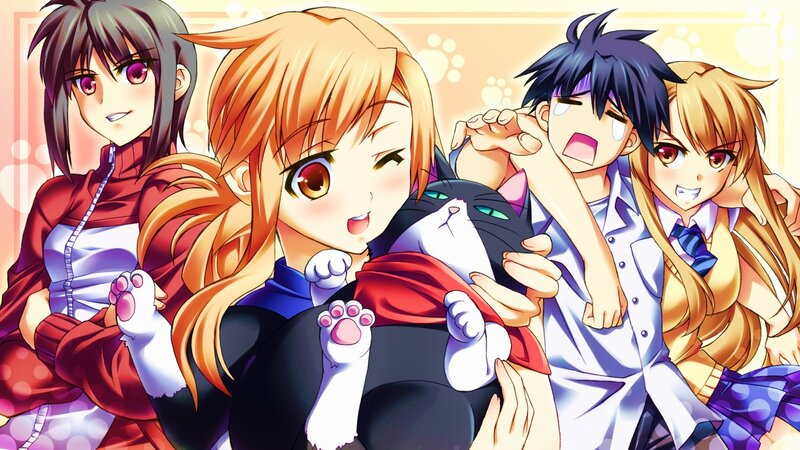 anime characters with cat
