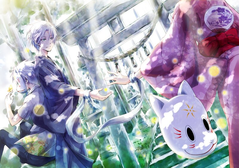 Anime Characters with Cat Masks