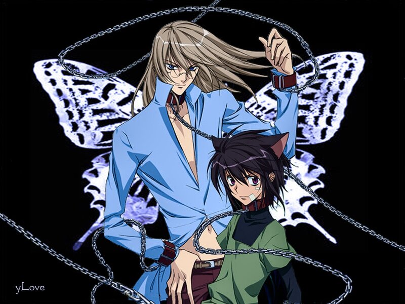 Anime characters with chains