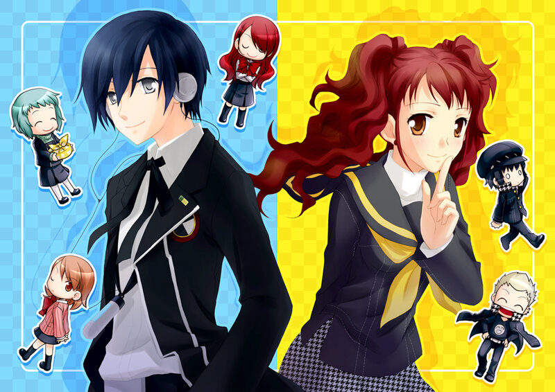 anime characters with chibi versions