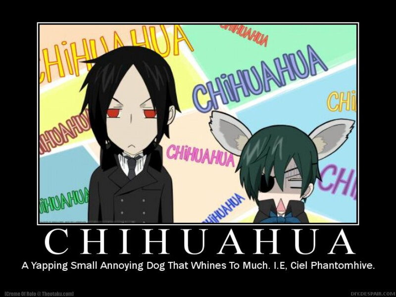 Anime Characters with Chihuahua Text