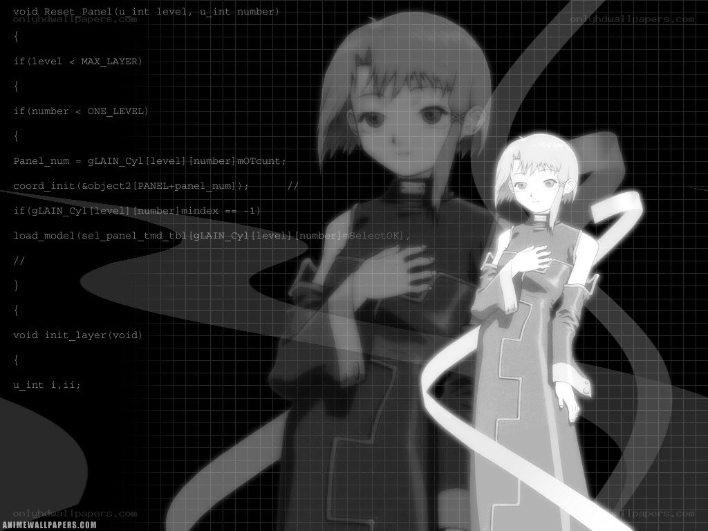 anime characters with code background
