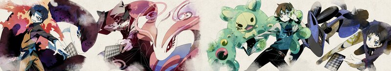 anime characters with creatures