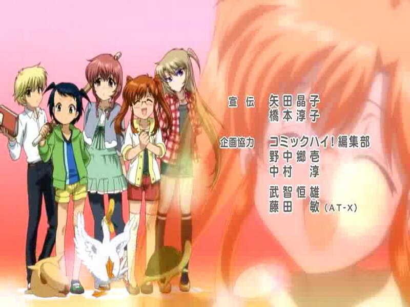 anime characters with credits