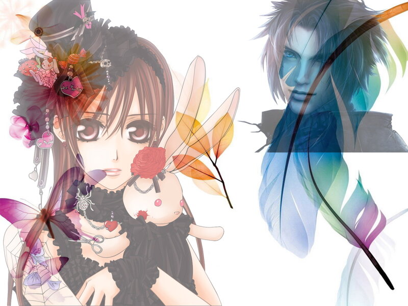 Anime Characters with Doll