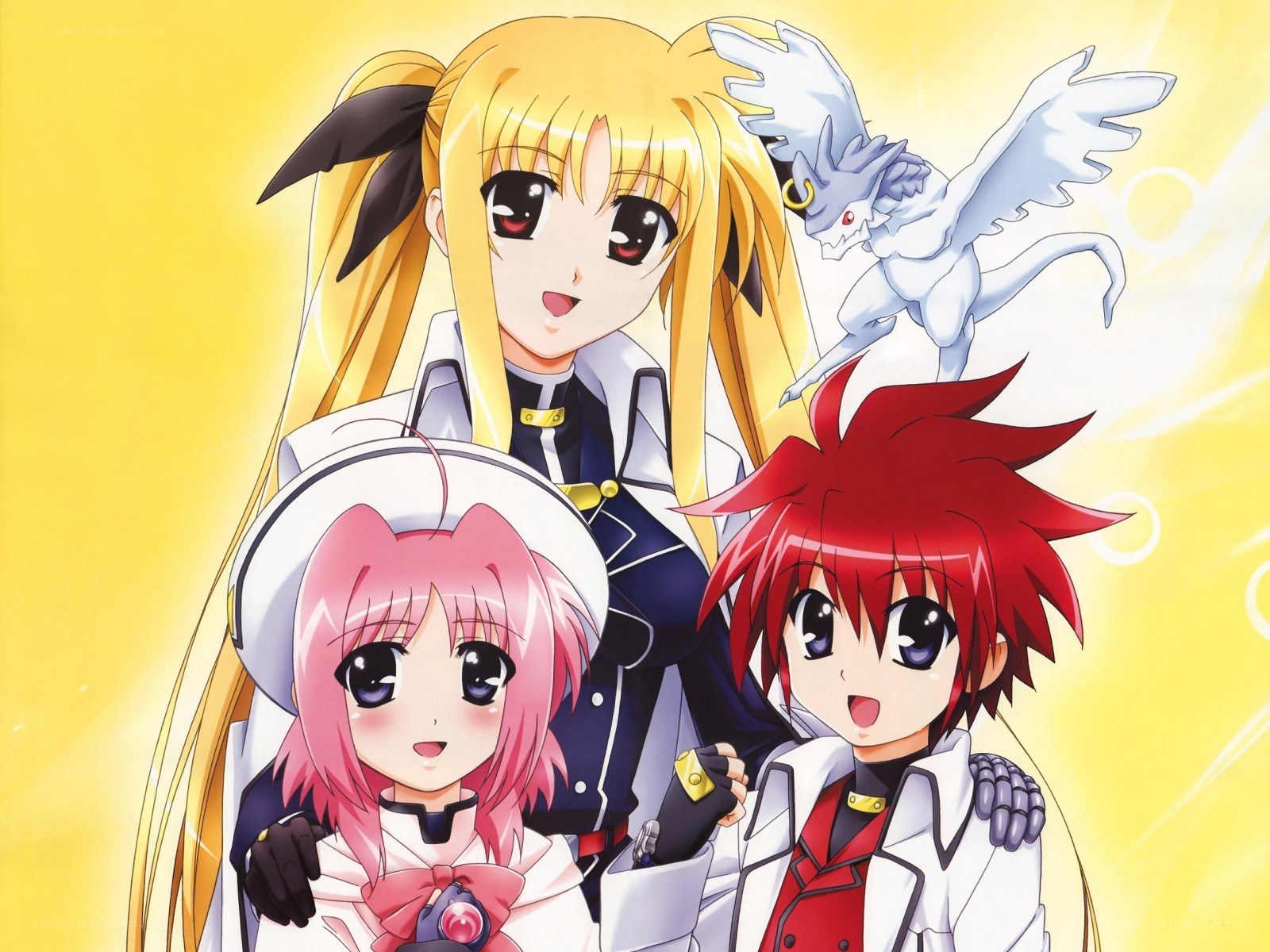 anime characters with dragon