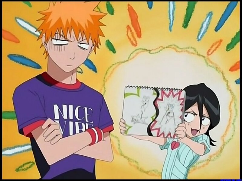 anime characters with drawing