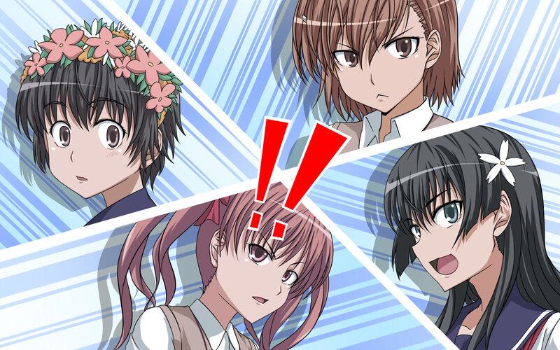 anime characters with exclamation marks