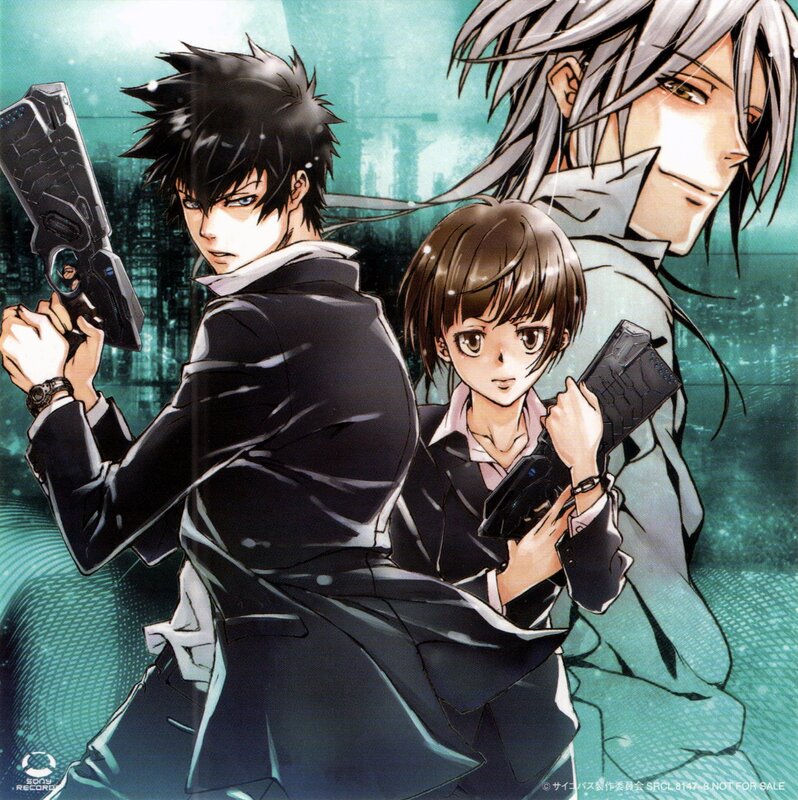 anime characters with futuristic guns