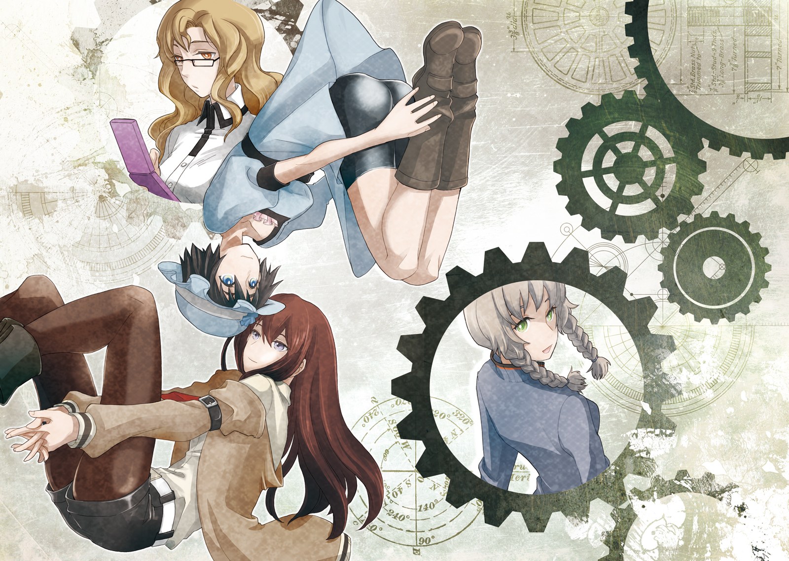 anime characters with gears