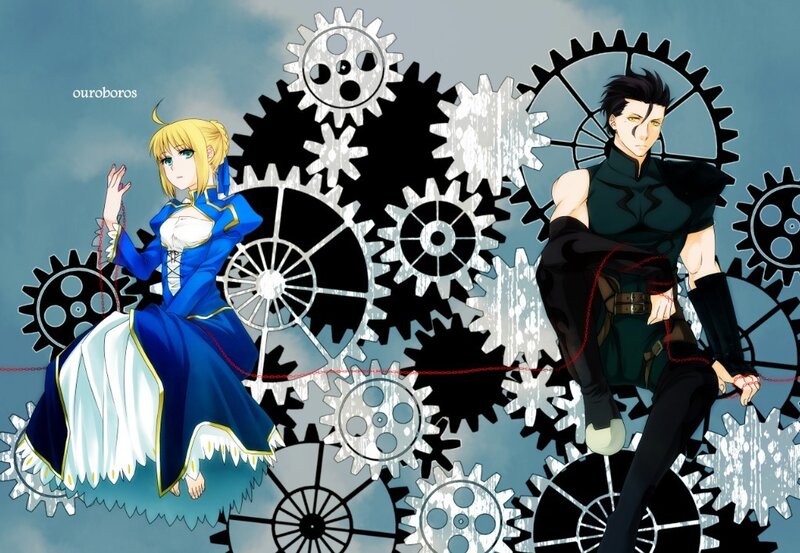 anime characters with gears