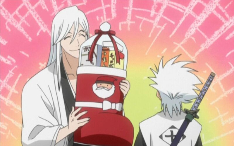 anime characters with gift
