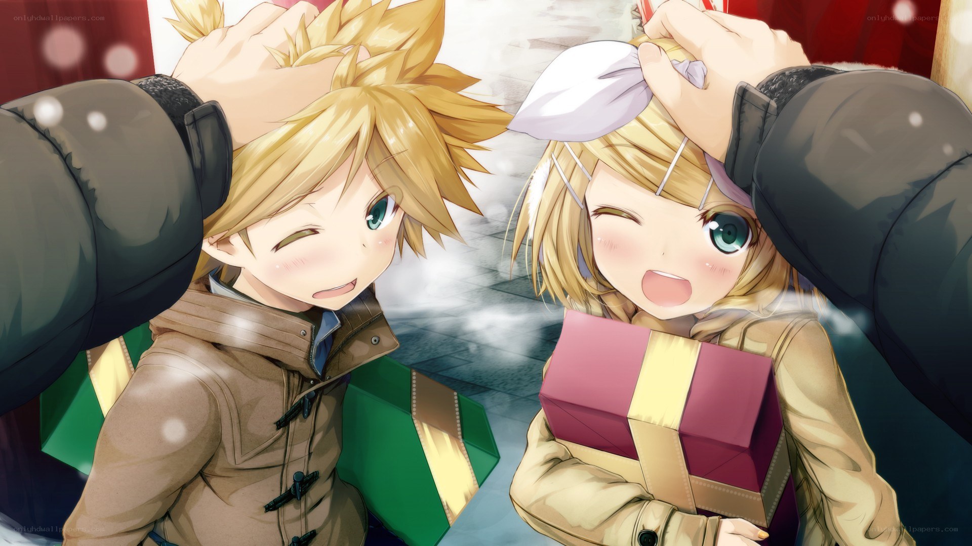 Anime characters with gifts