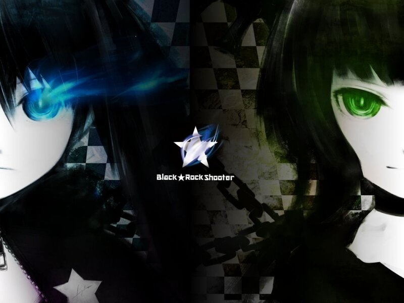 Anime Characters with Glowing Eyes — Black