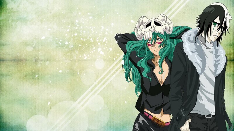 anime characters with green hair