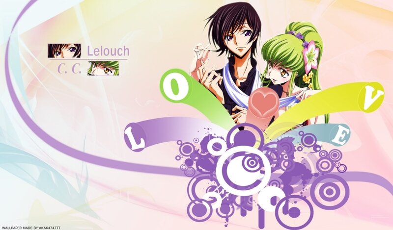 Anime Characters with Green Hair — Purple