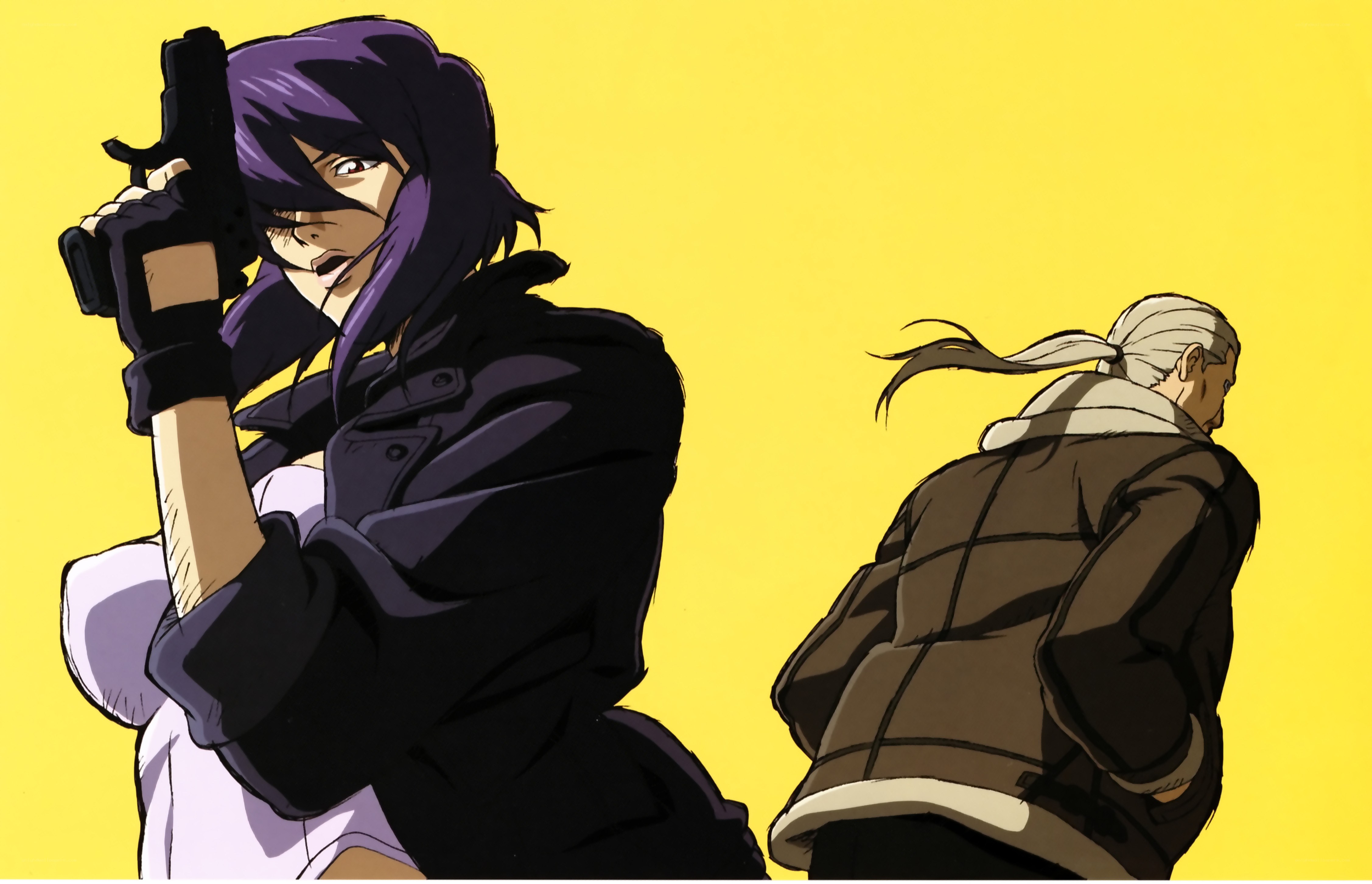anime characters with gun