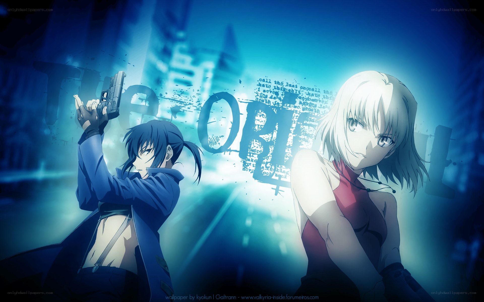 anime characters with guns