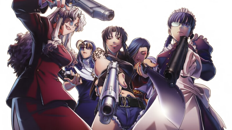 anime characters with guns