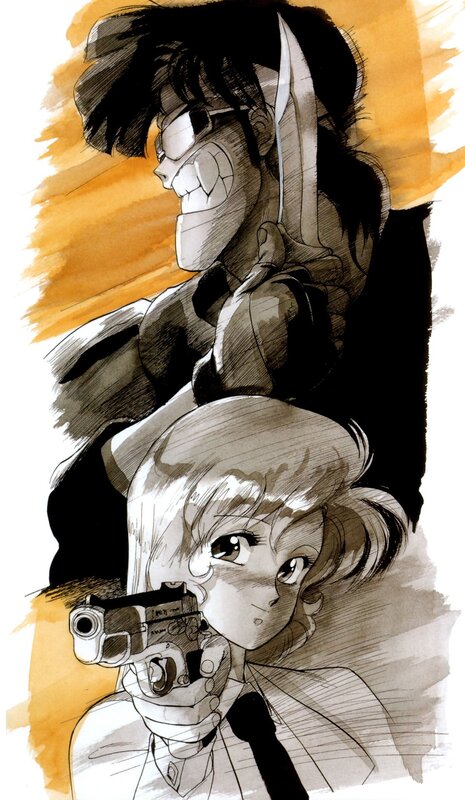 anime characters with guns