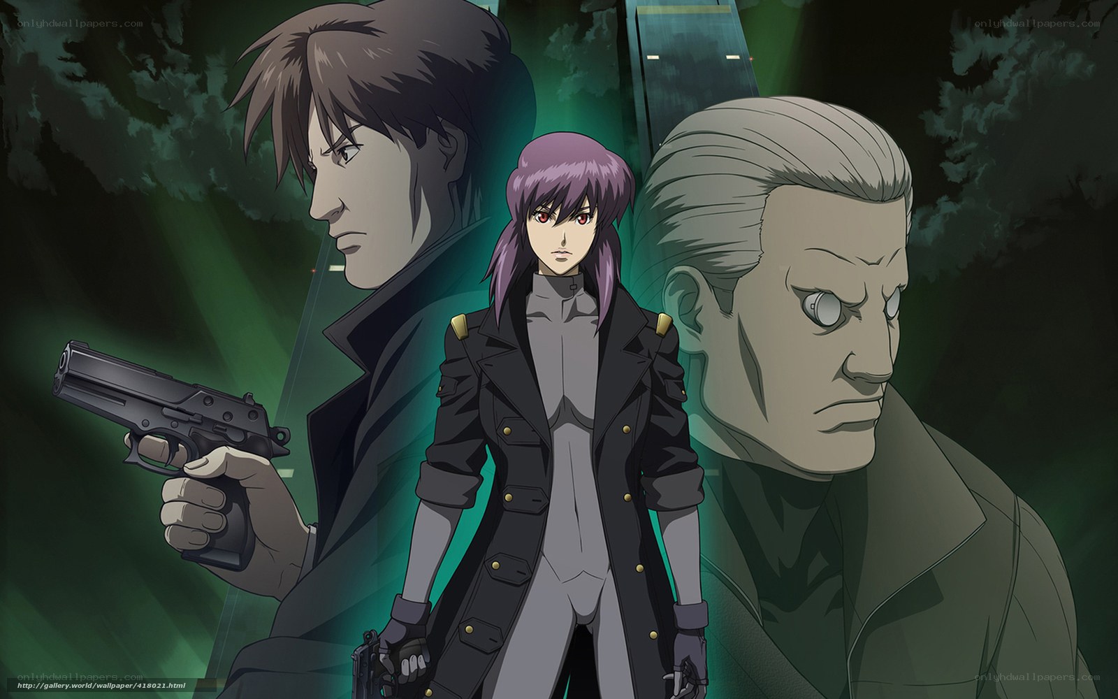 anime characters with guns