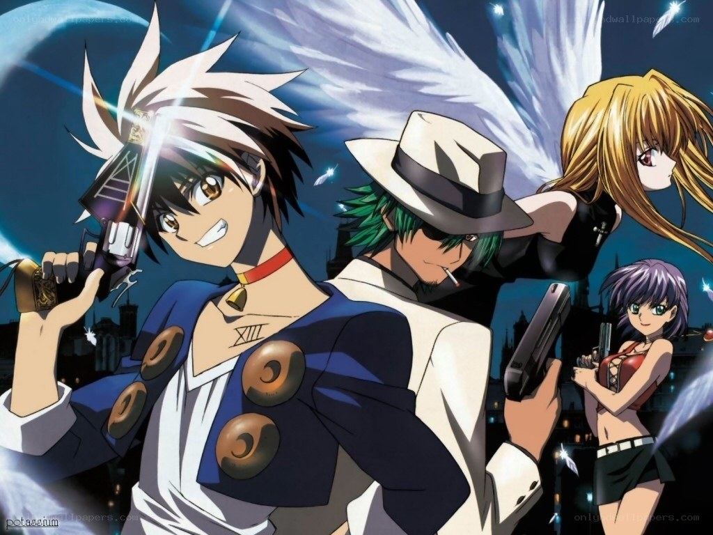 Anime characters with guns