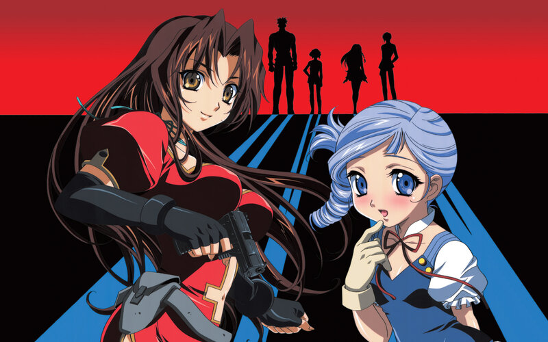 anime characters with guns