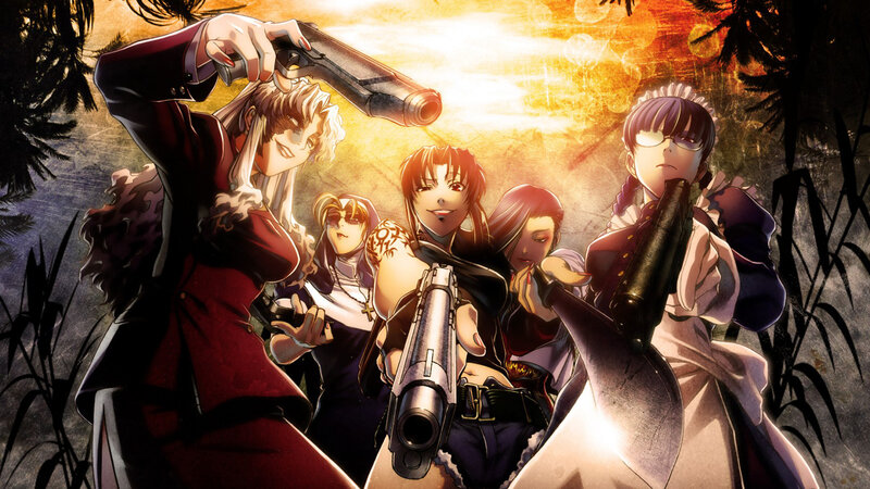 anime characters with guns
