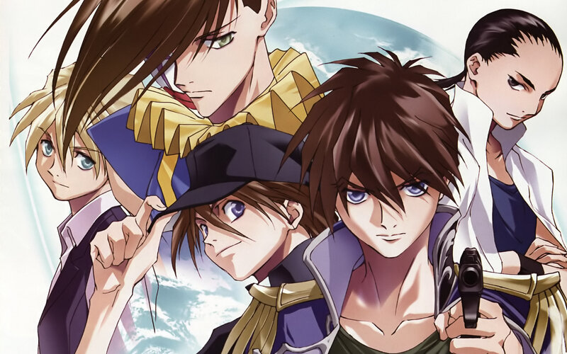 anime characters with guns