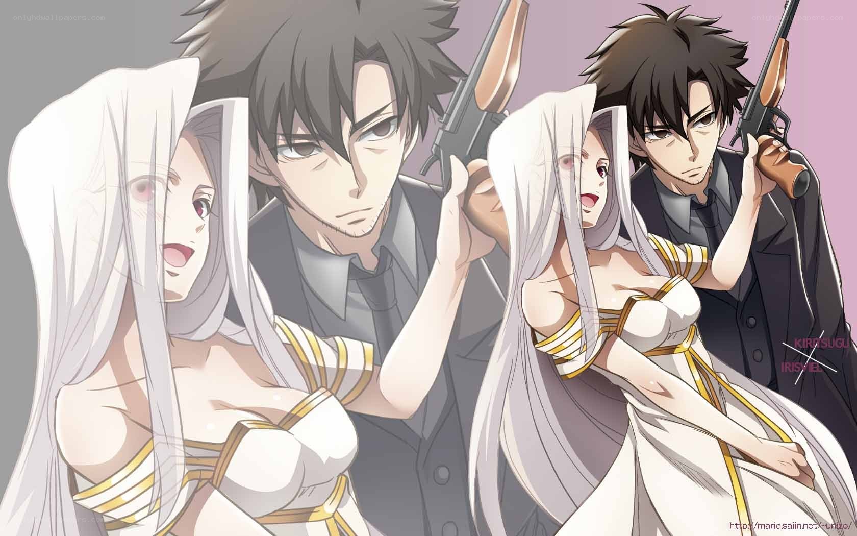 Anime characters with guns