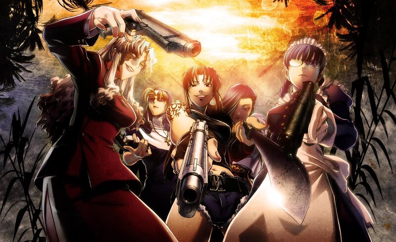 anime characters with guns