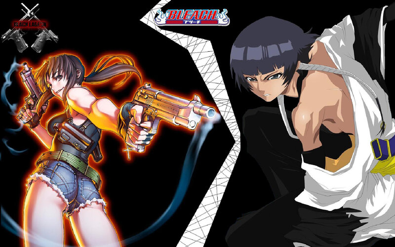 Anime Characters with Guns — Black