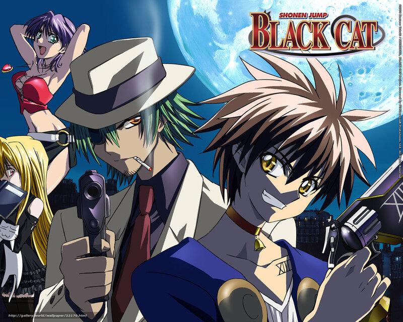 Anime Characters with Guns — Blue