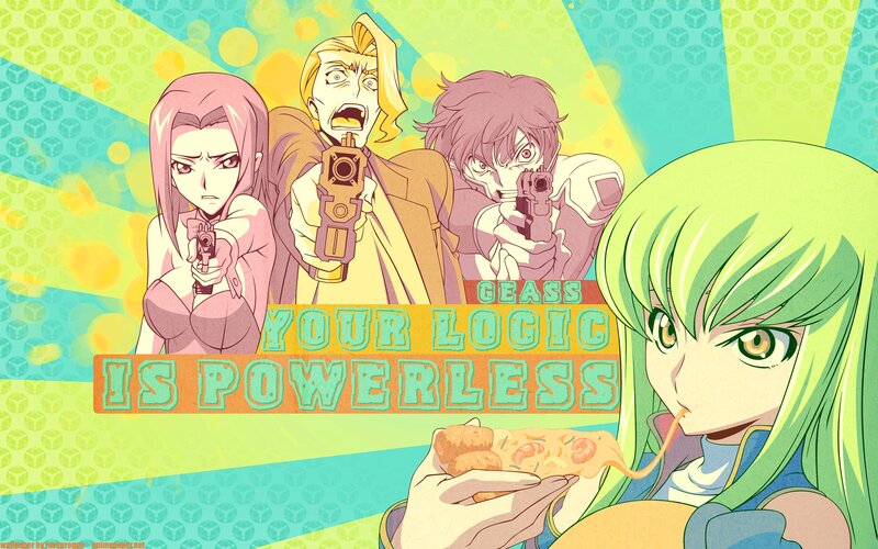 Anime Characters with Guns — Green, Dramatic