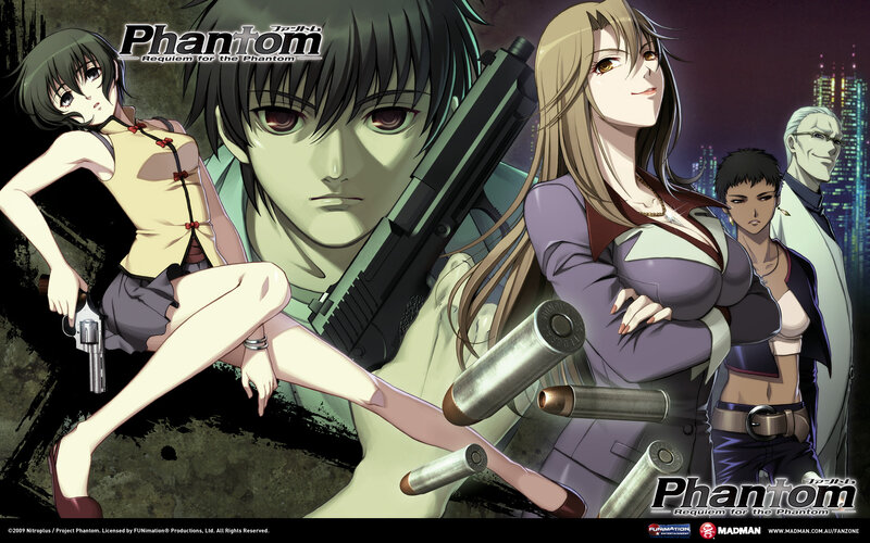 Anime Characters with Guns — Purple, Dramatic