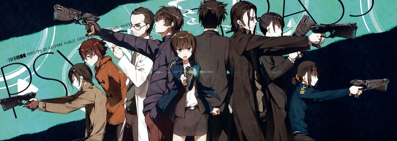Anime Characters with Guns — Teal, Dramatic