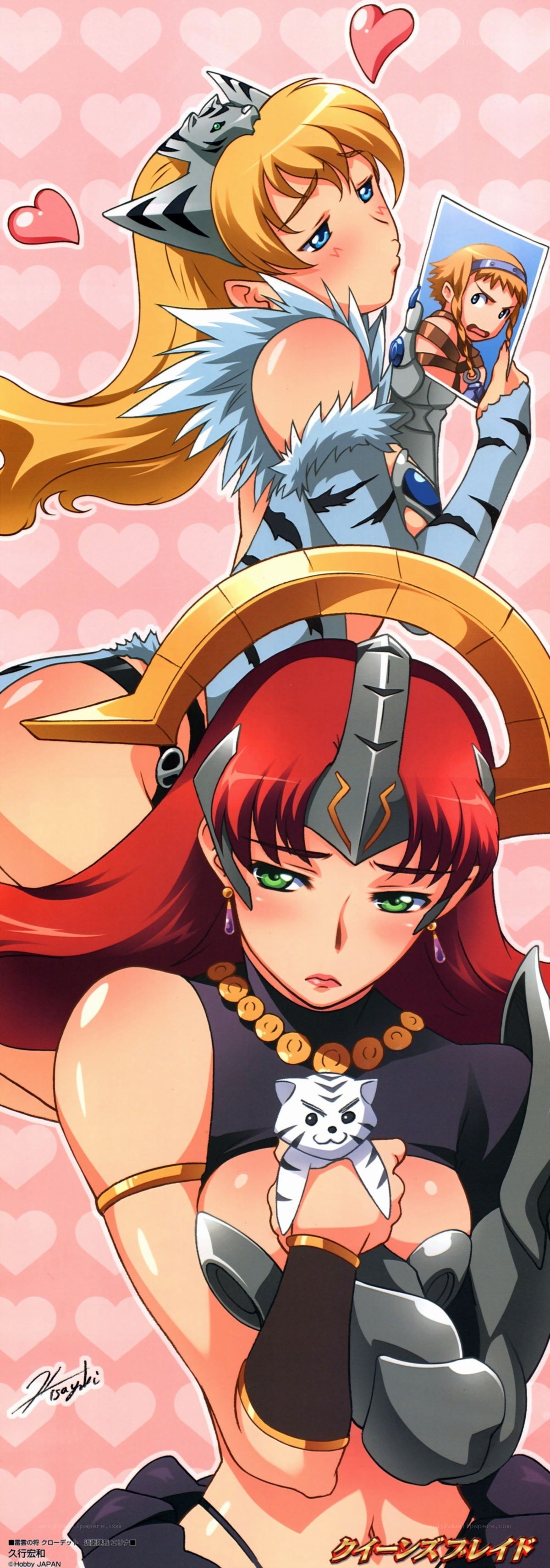 anime characters with hearts