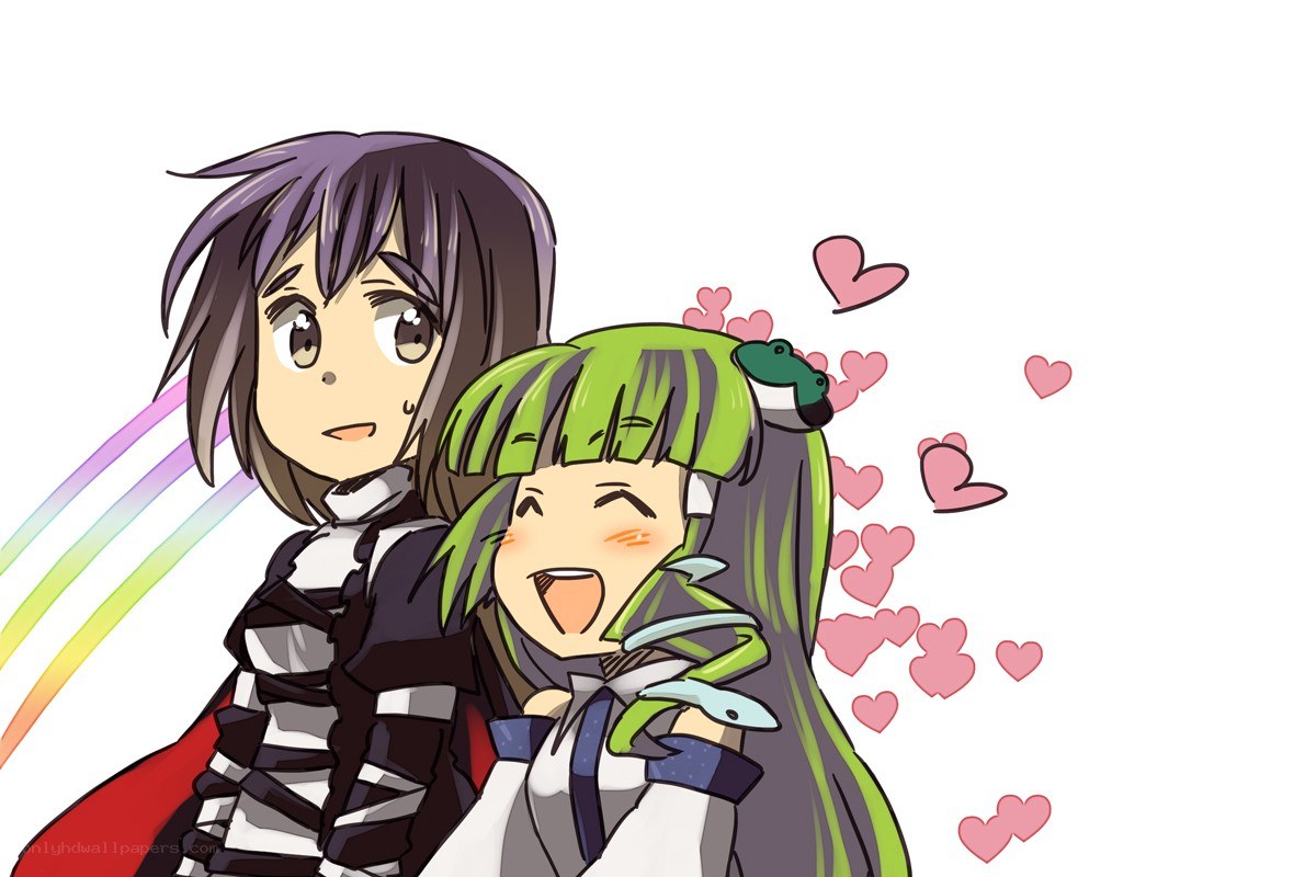 anime characters with hearts