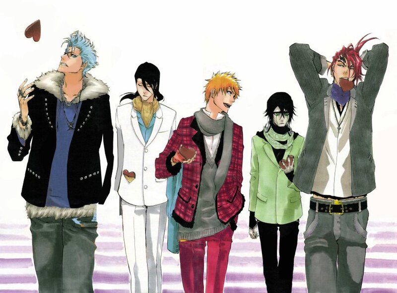 anime characters with hearts