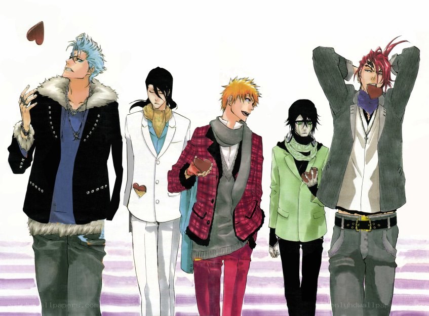 anime characters with hearts
