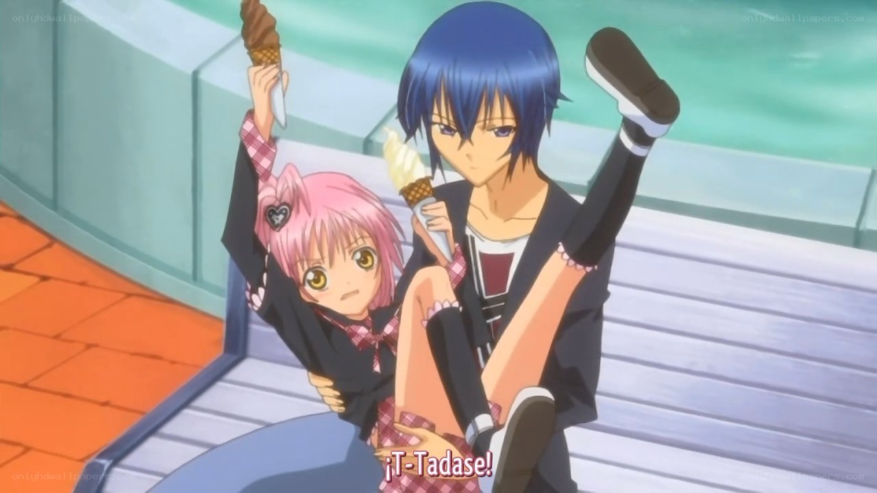 Anime characters with ice cream